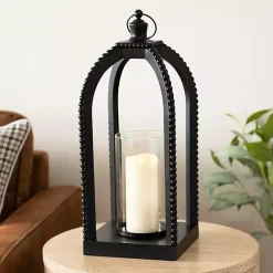 Fieldstone Beaded Lantern, 21 in. Lanterns