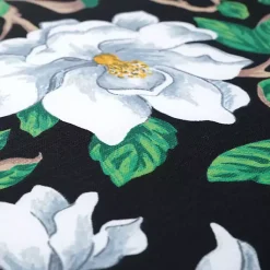 Kirklands Home Outdoor Cushions & Pillows|Black Floral Blooms 2-pc. Outdoor Pillows