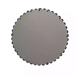 Kirklands Home Decorative Mirrors|Black Foiled Beaded Wall Mirror, 36 in.