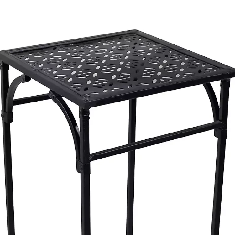 Kirklands Home Planters|Garden 3-pc. Plant Stand Set Black