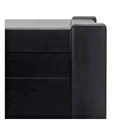 Kirklands Home Accent & End Tables|Geometrical Industrial Pull Accent Table Black