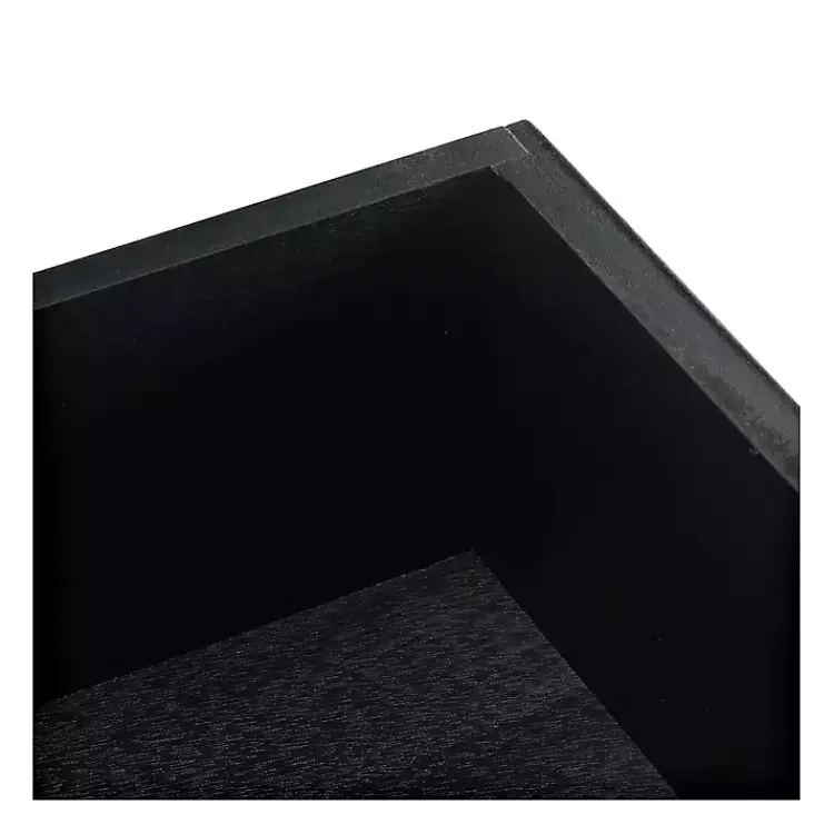 Kirklands Home Accent & End Tables|Geometrical Industrial Pull Accent Table Black