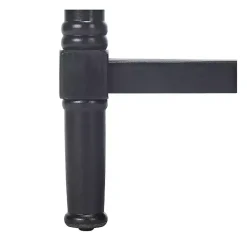 Kirklands Home Accent & End Tables|Geometrical Industrial Pull Accent Table Black