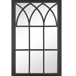 Kirklands Home Decorative Mirrors|Grandview Arched Frame Mirror Black