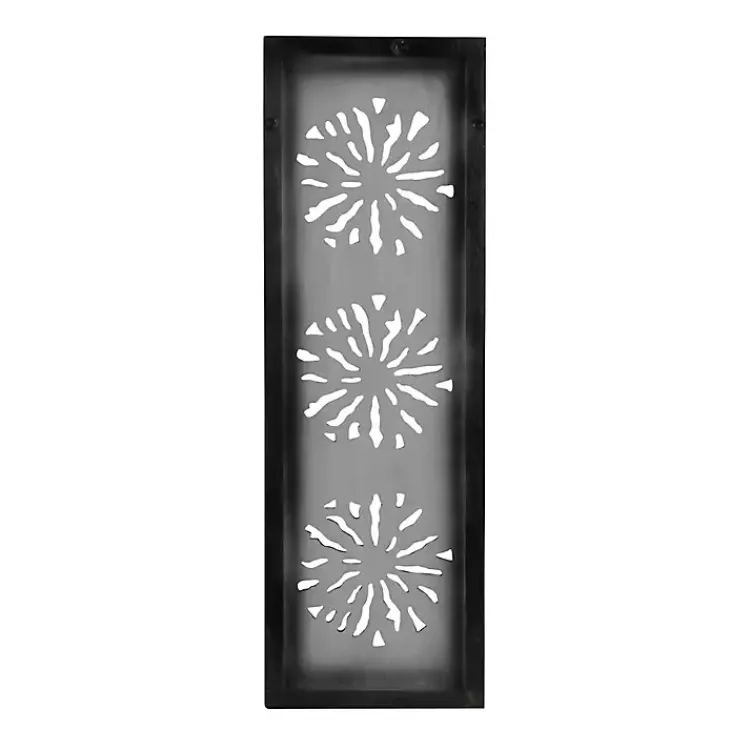 Kirklands Home Wall Plaques|Handcarved Wood Floral Wall Plaque Black