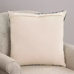 Discount Black Hemlock Woven Pillow Pillows