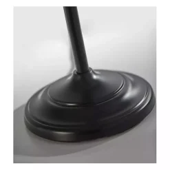 Kirklands Home Floor Lamps|Black Herringbone Floor Lamp Gray