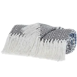 Clearance Herringbone Multi Striped Throw Blankets & Throws