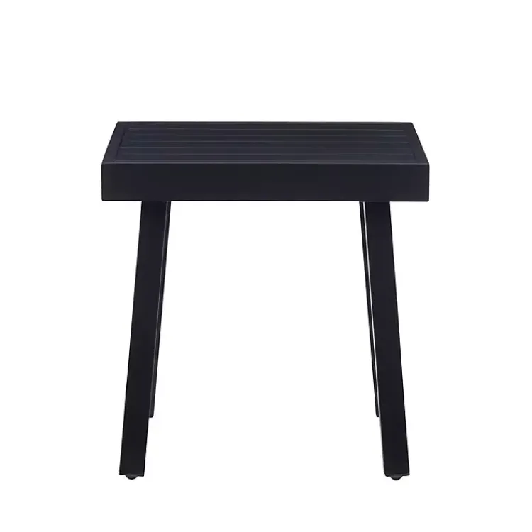Kirklands Home Outdoor Tables|Holland Outdoor Side Table Black