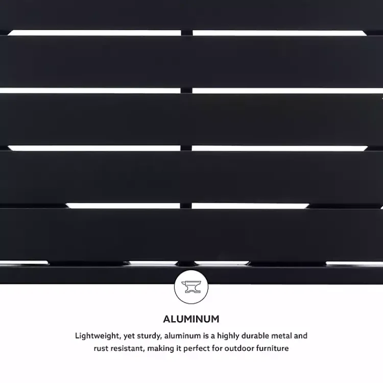 Kirklands Home Outdoor Tables|Holland Outdoor Side Table Black