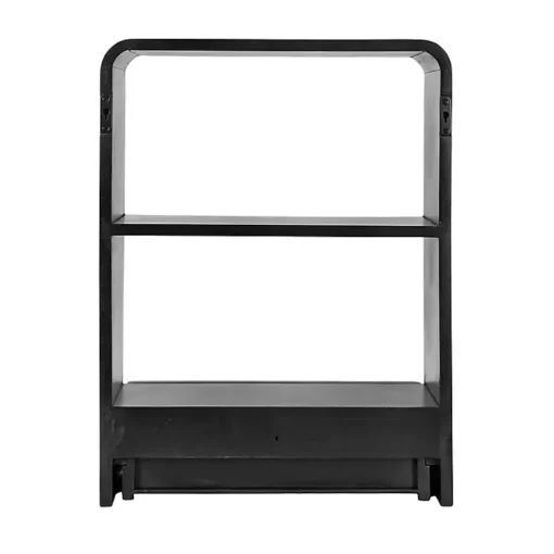 Kirklands Home Shelves|Kato Single Drawer Wall Shelf Black