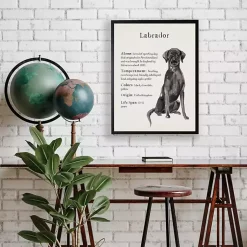 Kirklands Home Wall Quotes & Signs|Black Lab Facts Framed Wall Plaque