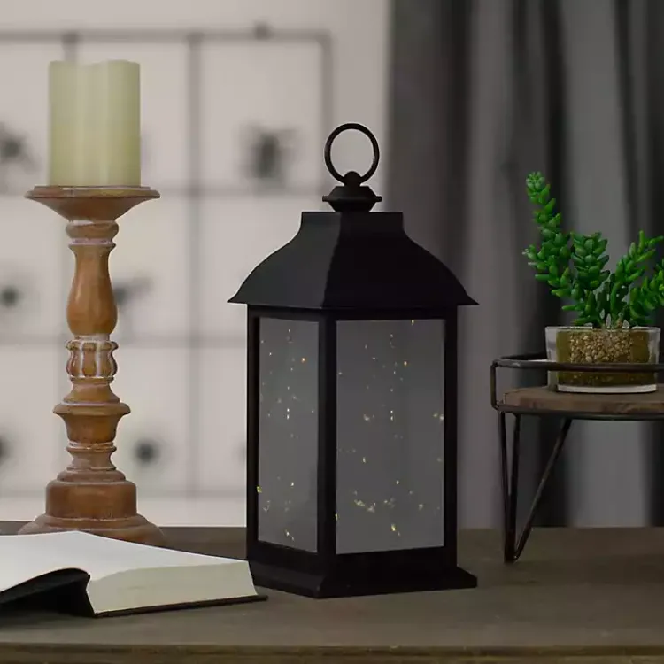 LED Flickering Fairy Lights Lantern, 12 in. Lanterns