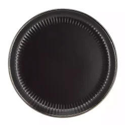 Kirklands Home Dinnerware|Leo Stoneware 16-pc. Dinnerware Set Black