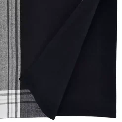 Kirklands Home Table Linens|Black Long Stripe Bordered Table Runner, 72 in.