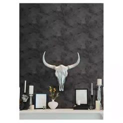 Kirklands Home Wall Murals & Wallpaper|Marble Peel & Stick Wallpaper Black