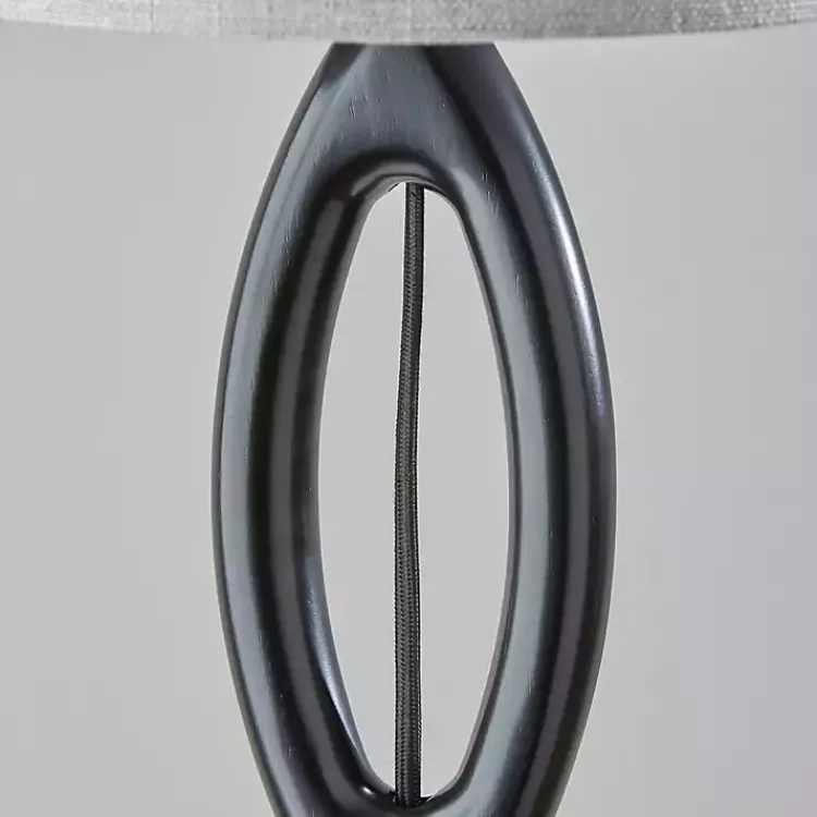 Kirklands Home Floor Lamps|Black Mayfair Open Floor Lamp