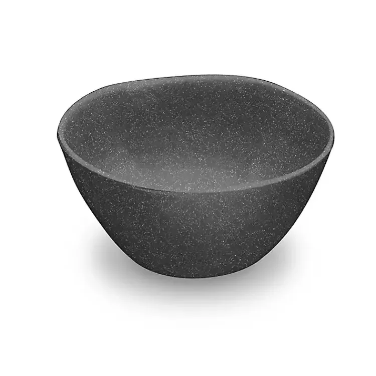 Kirklands Home Outdoor Dining|Melamine Santal Cereal Bowls, Set of 6 Black