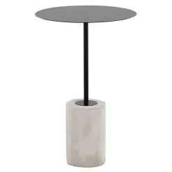 Kirklands Home Accent & End Tables|Metal & Concrete Janis Cocktail Table Black
