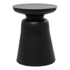 Kirklands Home Accent & End Tables|Metal Bell Shaped Accent Table Black