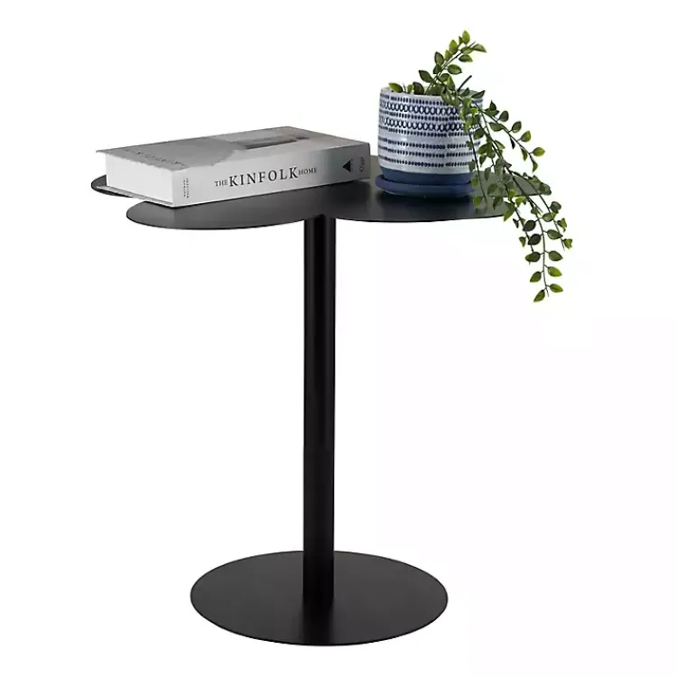 Kirklands Home Accent & End Tables|Metal Clover Accent Table Black