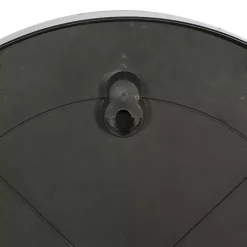 Kirklands Home Clocks|Black Metal Contemporary Wall Clock