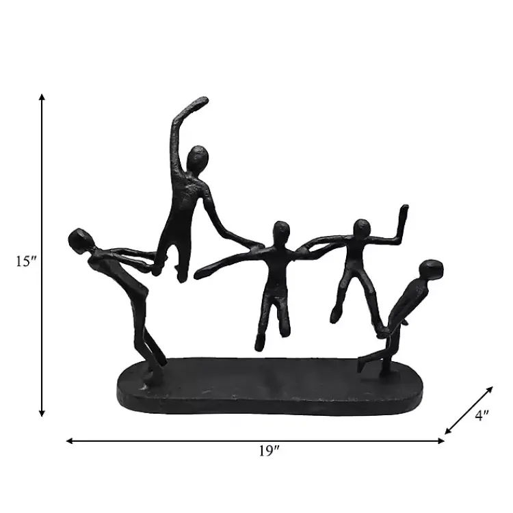 Metal Contortionist Statue Statues & Figurines