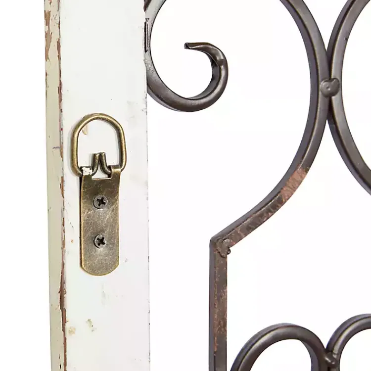 Kirklands Home Wall Plaques|Black Metal Farmhouse Scroll Wall Plaque