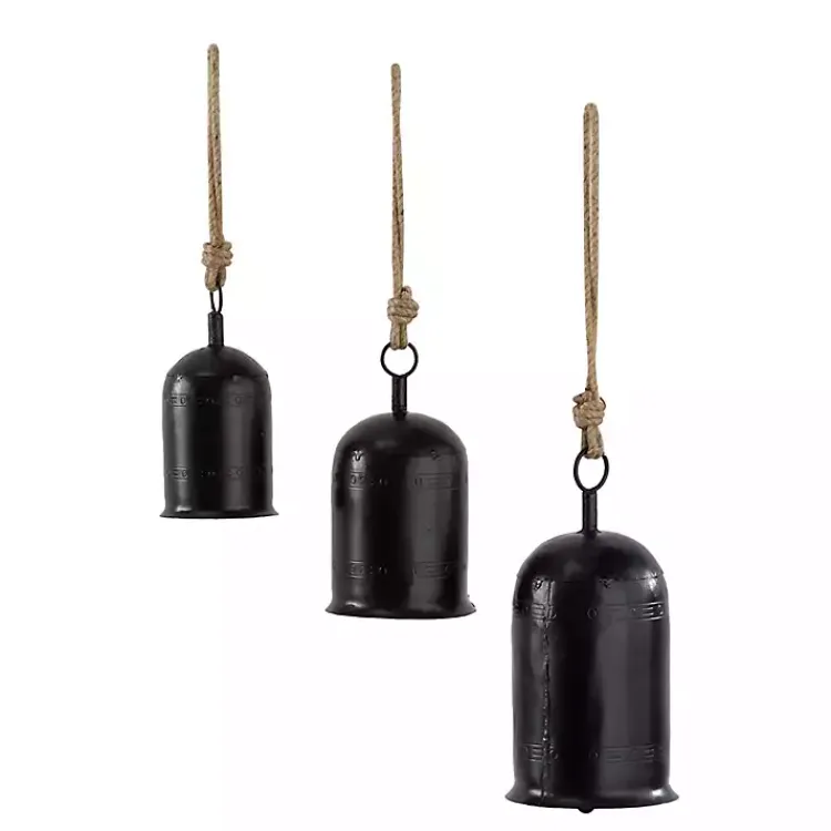 Best Metal Hanging Bells, Set of 3 Decorative Accents