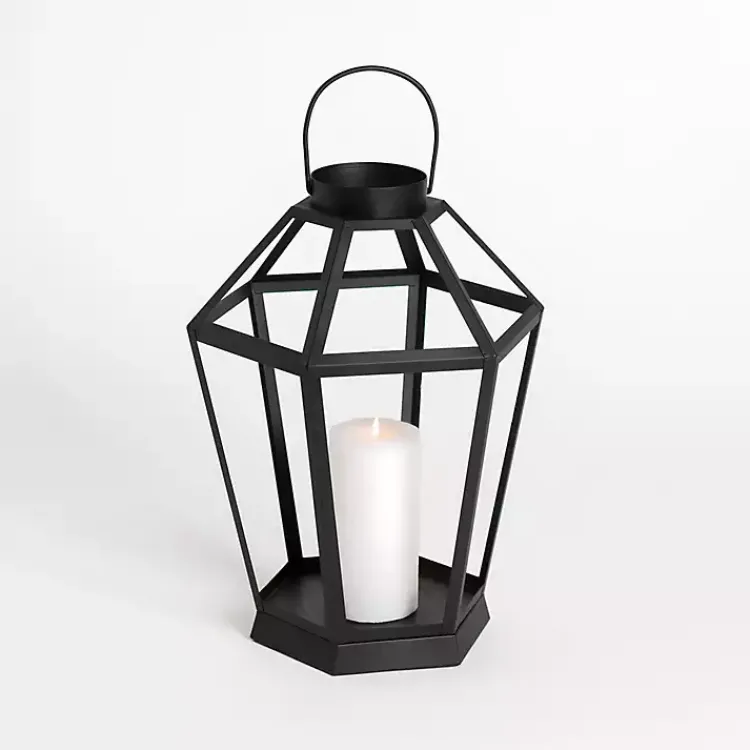 Outlet Metal Hexagon Lantern, 15 in. Lanterns