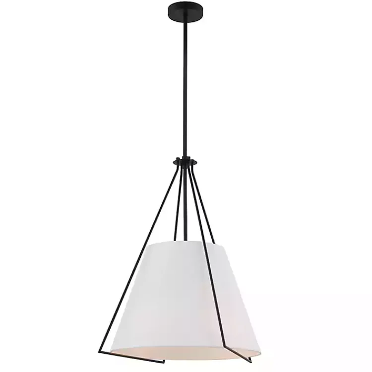 Kirklands Home Chandeliers & Pendant Lighting|Black Metal Madeline Pendant Light