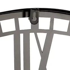 Kirklands Home Clocks|Black Metal Open Frame Wall Clock