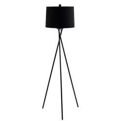Kirklands Home Floor Lamps|Metal Tripod Twist Floor Lamp Black
