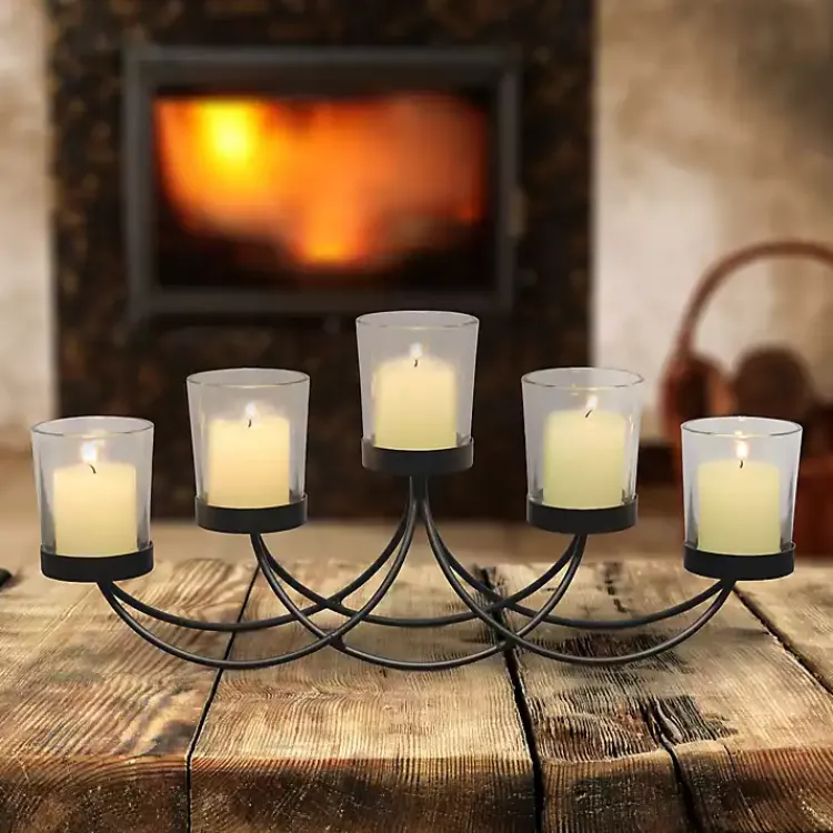 Outlet Metal Votive Candelabra Candle Holders