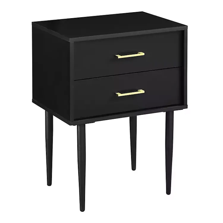 Kirklands Home Accent & End Tables|Mid-Century Modern Accent Table Black