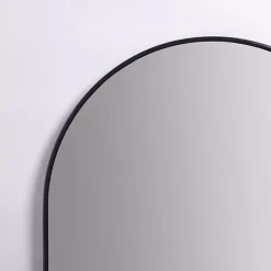 Kirklands Home Framed Mirrors|Nouveau Linear Arch Mirror Black
