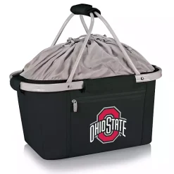 Kirklands Home Serving & Entertaining|Ohio State Buckeyes Cooler Basket Black