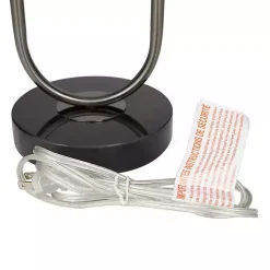 Kirklands Home Table Lamps|Open Metal Loop Table Lamp Black