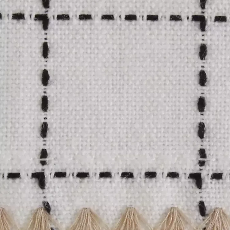 Kirklands Home Kitchen Accessories|Black Plaid Eat Drink Enjoy 4-pc. Dish Towel Set