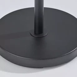 Kirklands Home Floor Lamps|Pleated Empire Shade Jeremy Floor Lamp Black