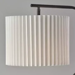 Kirklands Home Floor Lamps|Pleated Shade Floor Lamp Black