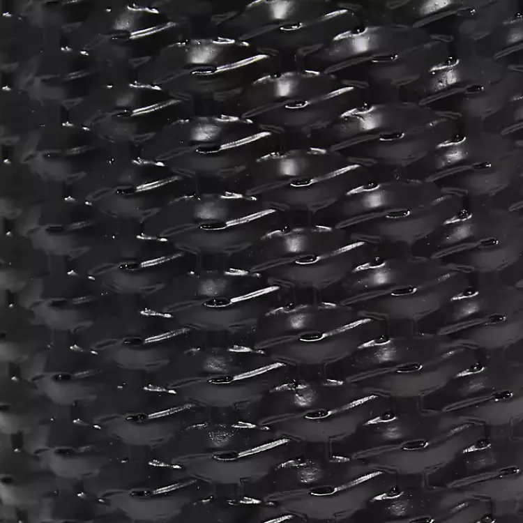 Kirklands Home Table Lamps|Purled Ceramic Table Lamp Black