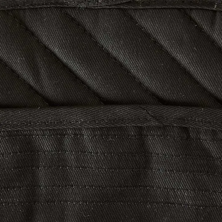 Kirklands Home Kitchen Accessories|Quilted 3-pc. Potholder Set Black