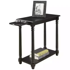 Kirklands Home Accent & End Tables|Regent Wood Accent Table Black