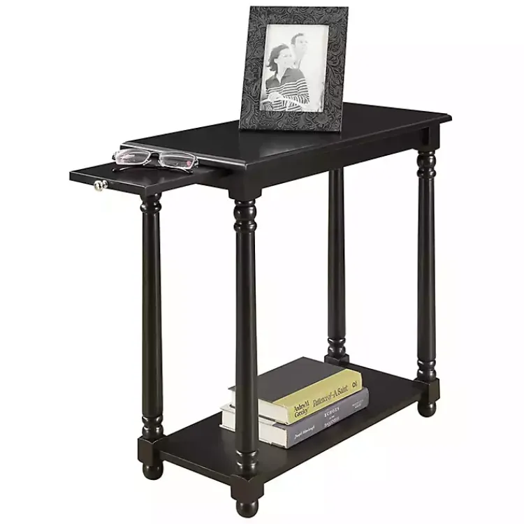 Kirklands Home Accent & End Tables|Regent Wood Accent Table Black