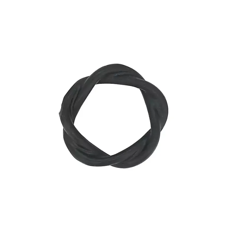 Kirklands Home Table Linens|Resin Twisted Napkin Rings, Set of 4 Black