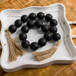 Sale Ribbed Bead Garland Decorative Accents