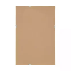 Kirklands Home Decorative Mirrors|Black Ribbed Renna Wall Mirror, 24x36 in.