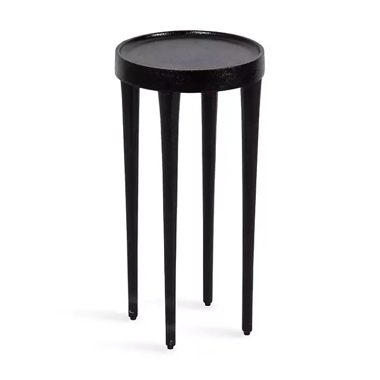 Kirklands Home Accent & End Tables|Round Modern Cocktail Table Black