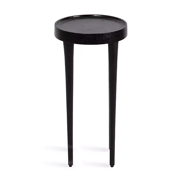 Kirklands Home Accent & End Tables|Round Modern Cocktail Table Black